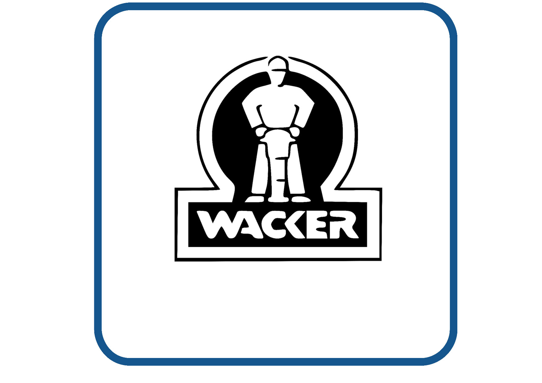 Wacker logo sticker