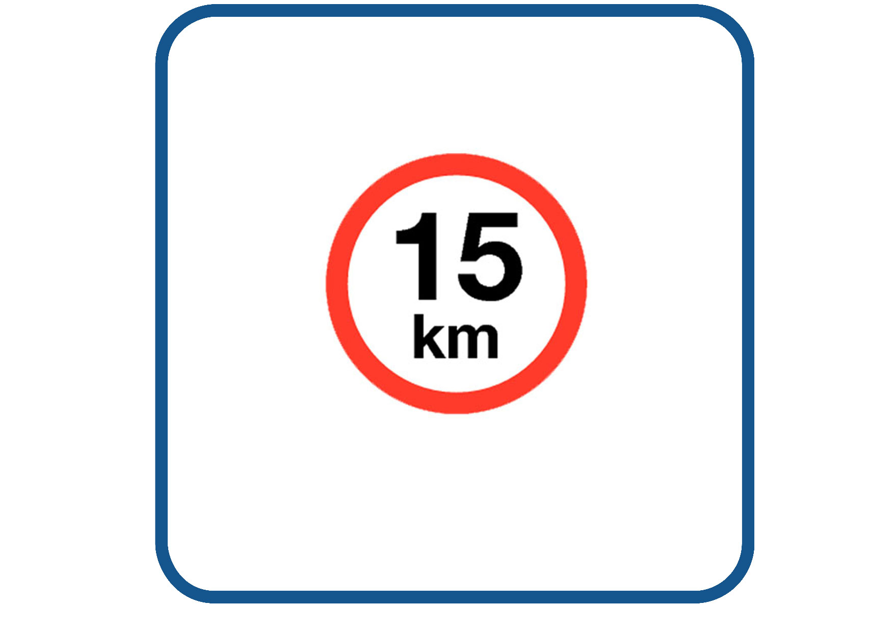 Max 15 KM sticker
