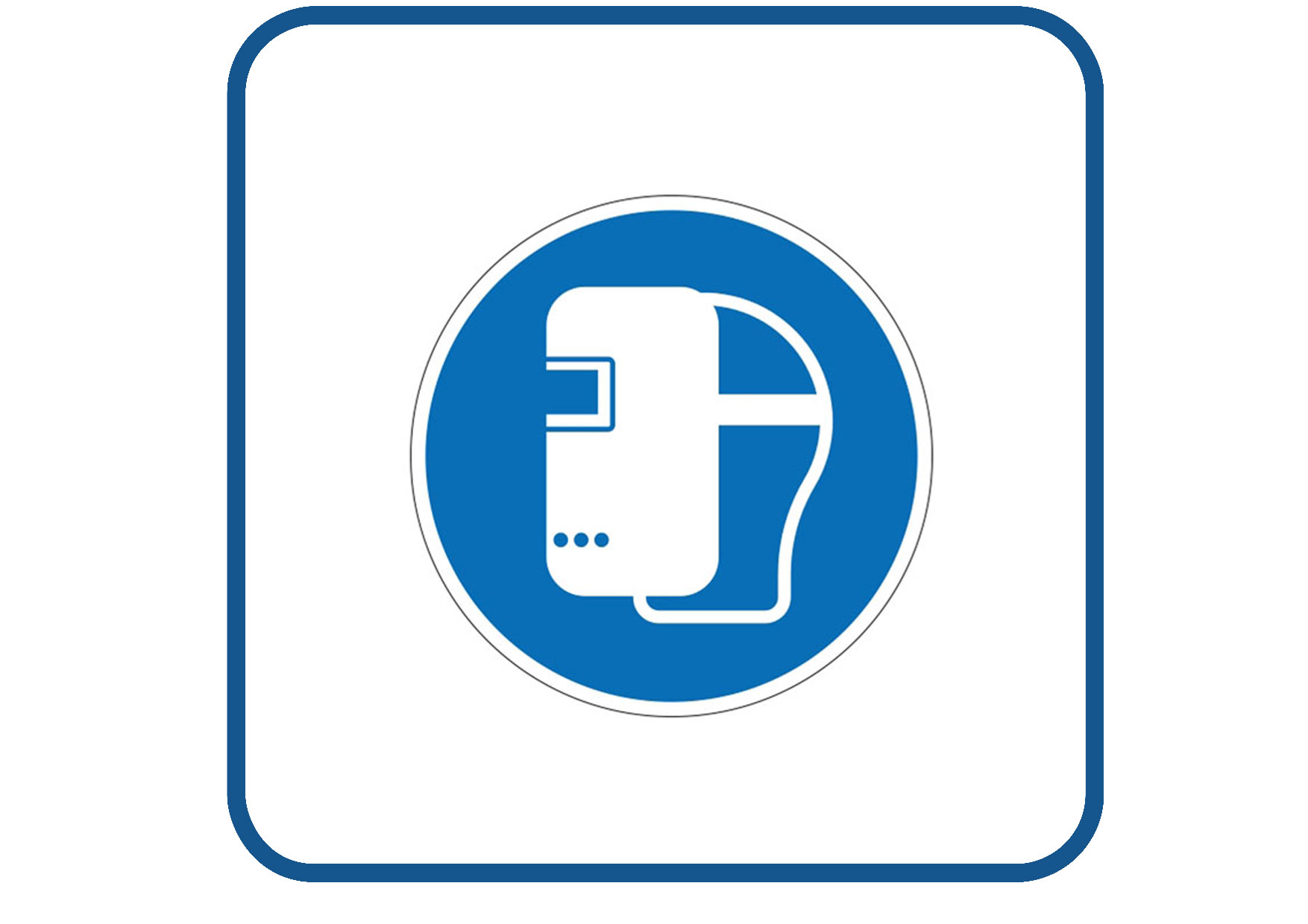 Lasscherm sticker