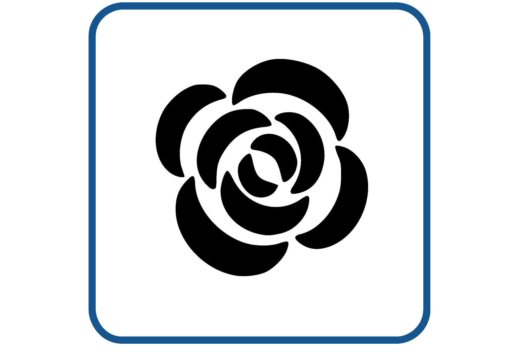 Bloem design 16 sticker