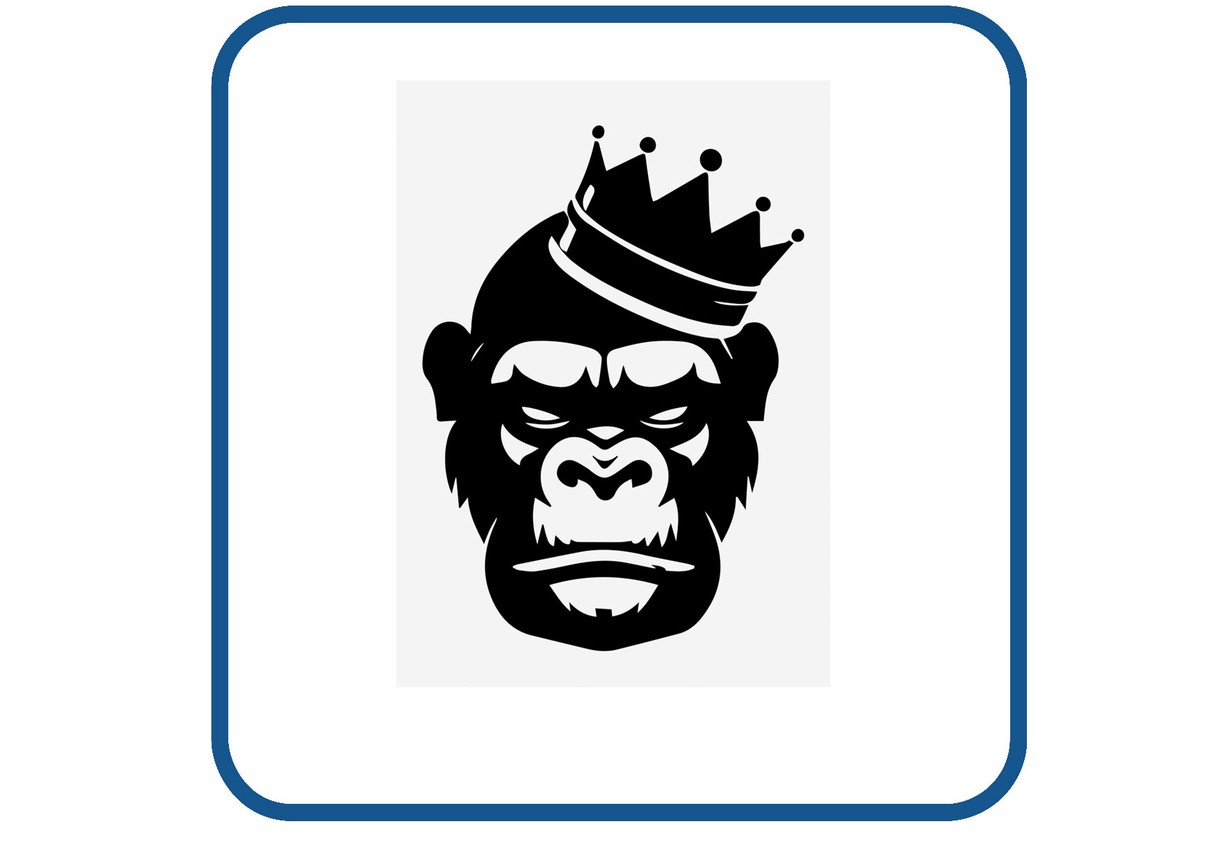 Gorilla design 2 sticker
