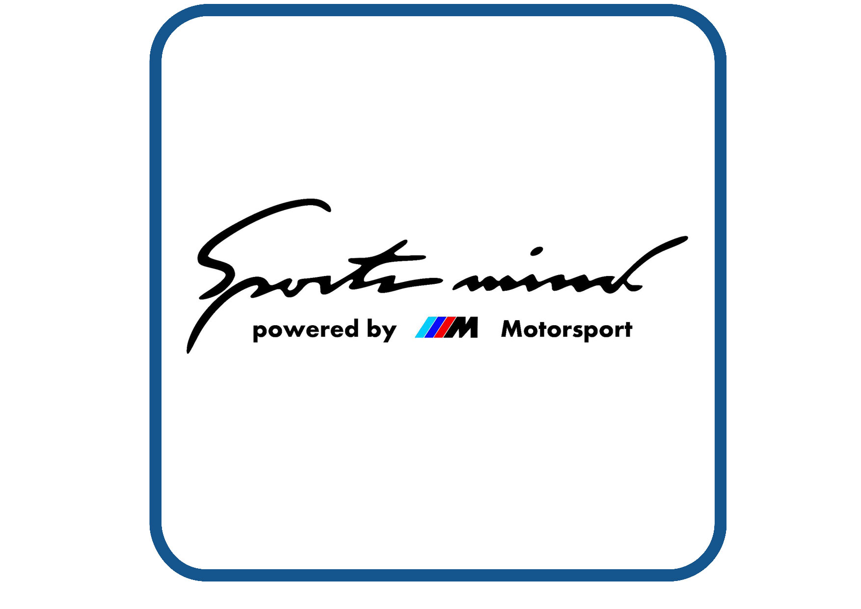 BMW Sport mind sticker