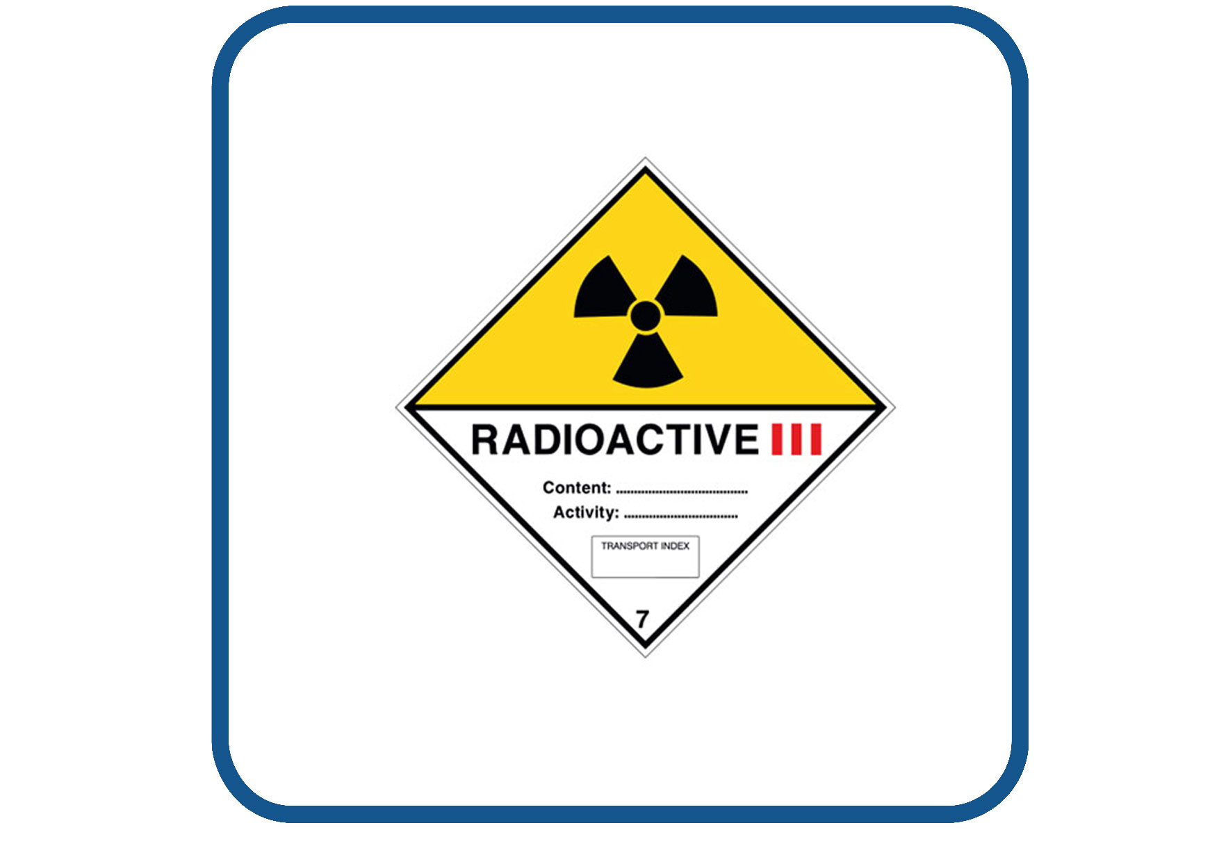 Radioactive 3 sticker
