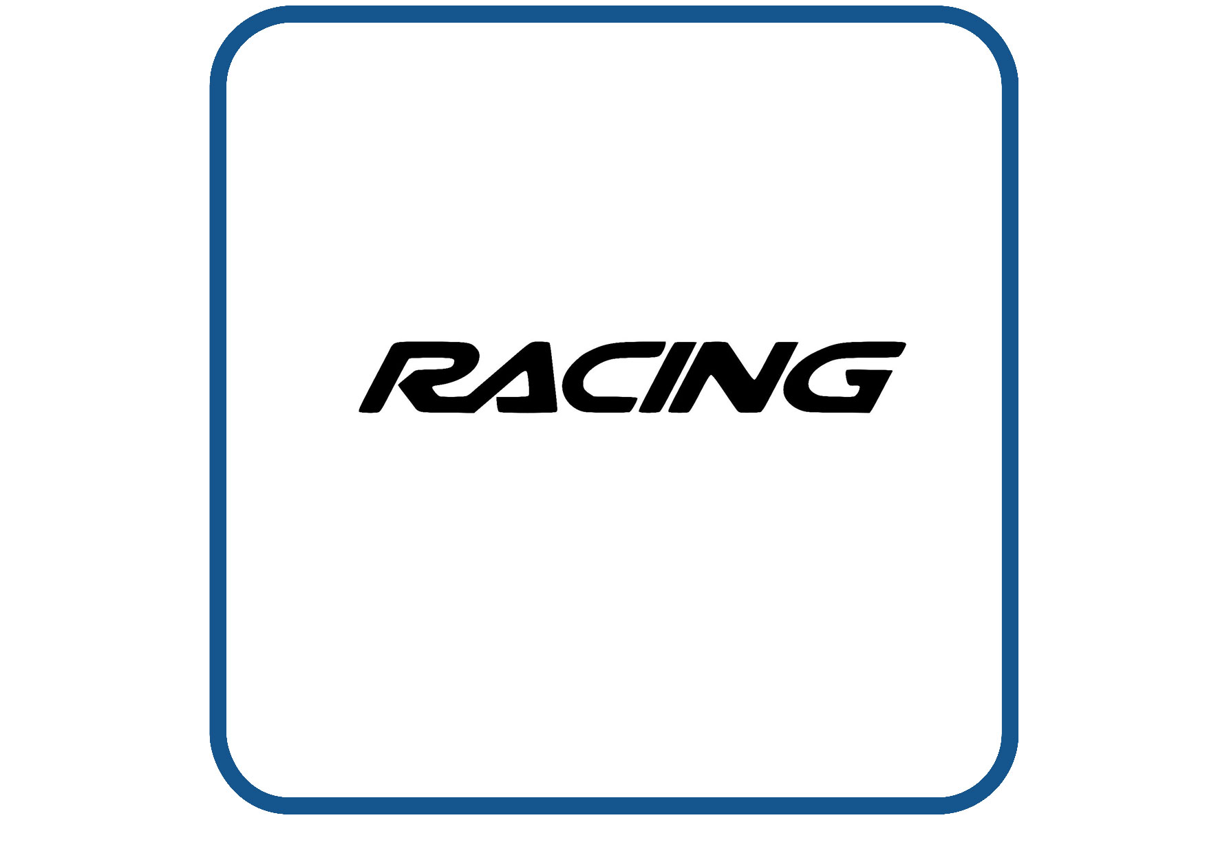 Racing remklauw sticker