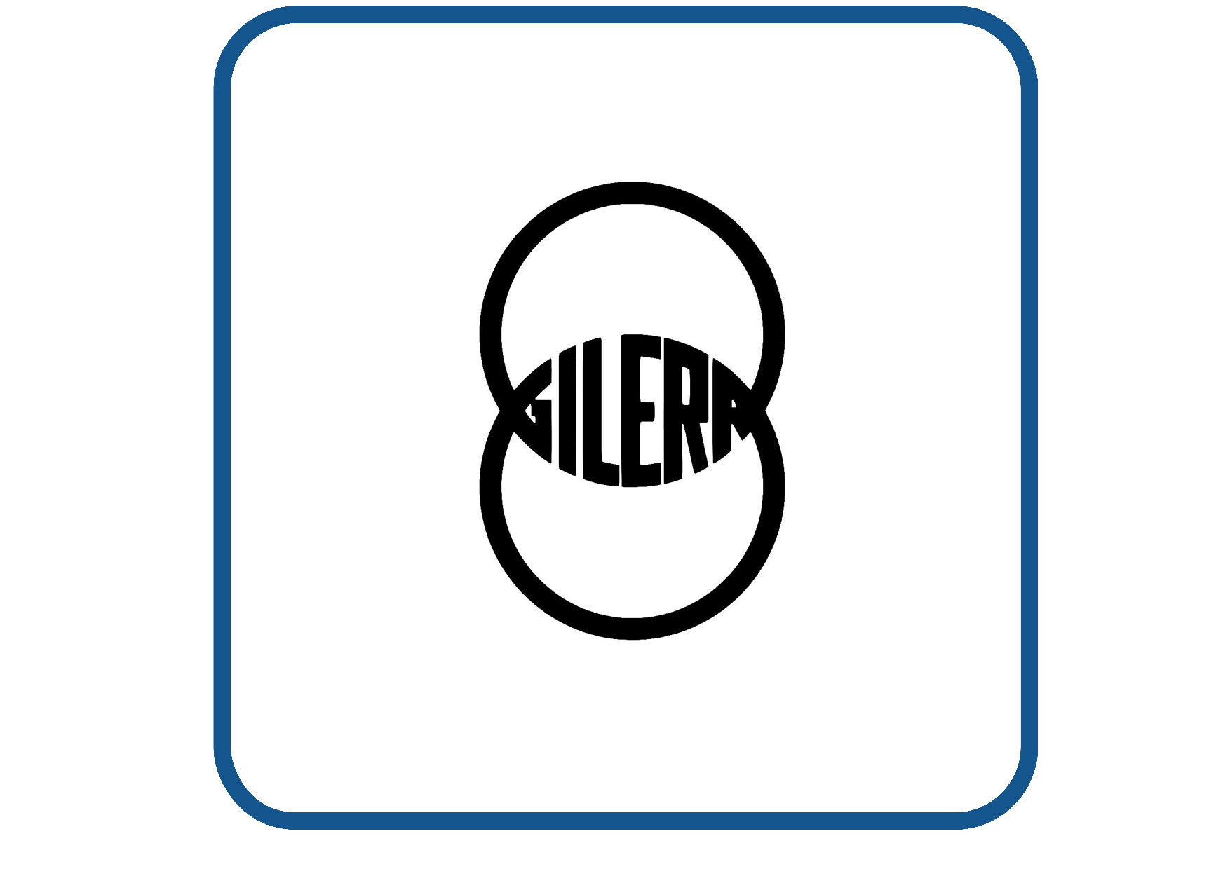 Gilera logo design 2 sticker