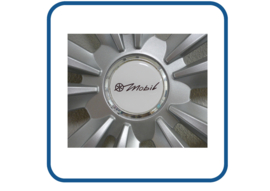 Mobil Karmann naafstickers