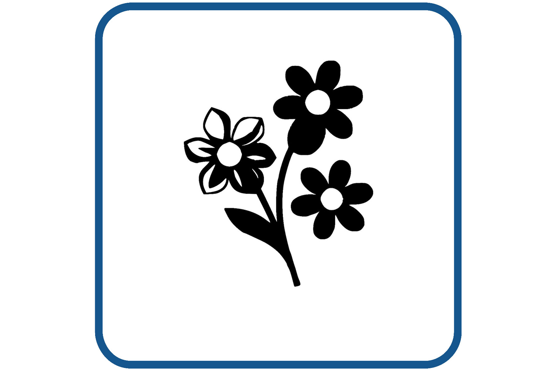 Bloem design 28 sticker