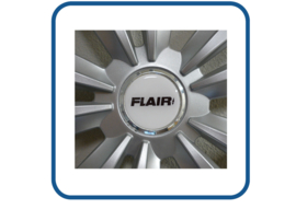 Flair naafstickers
