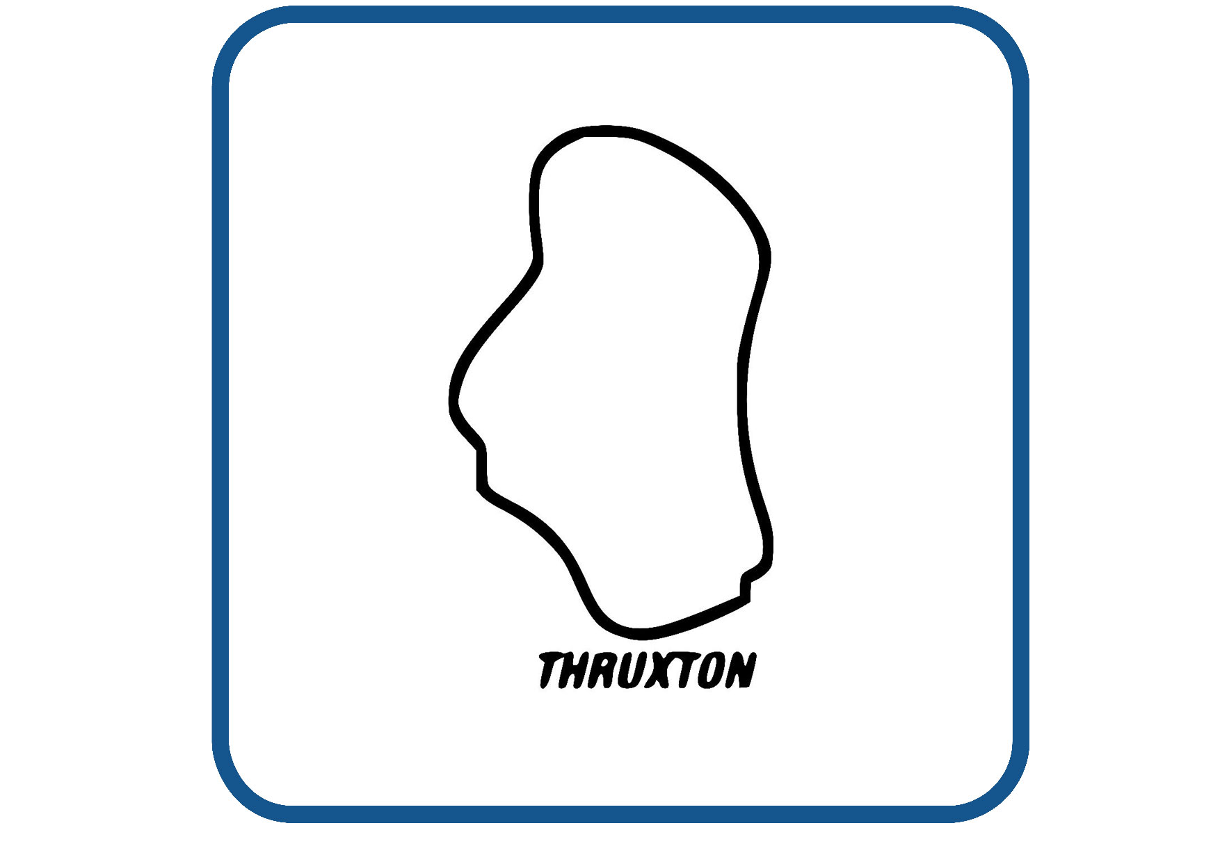 Thruxton circuit sticker