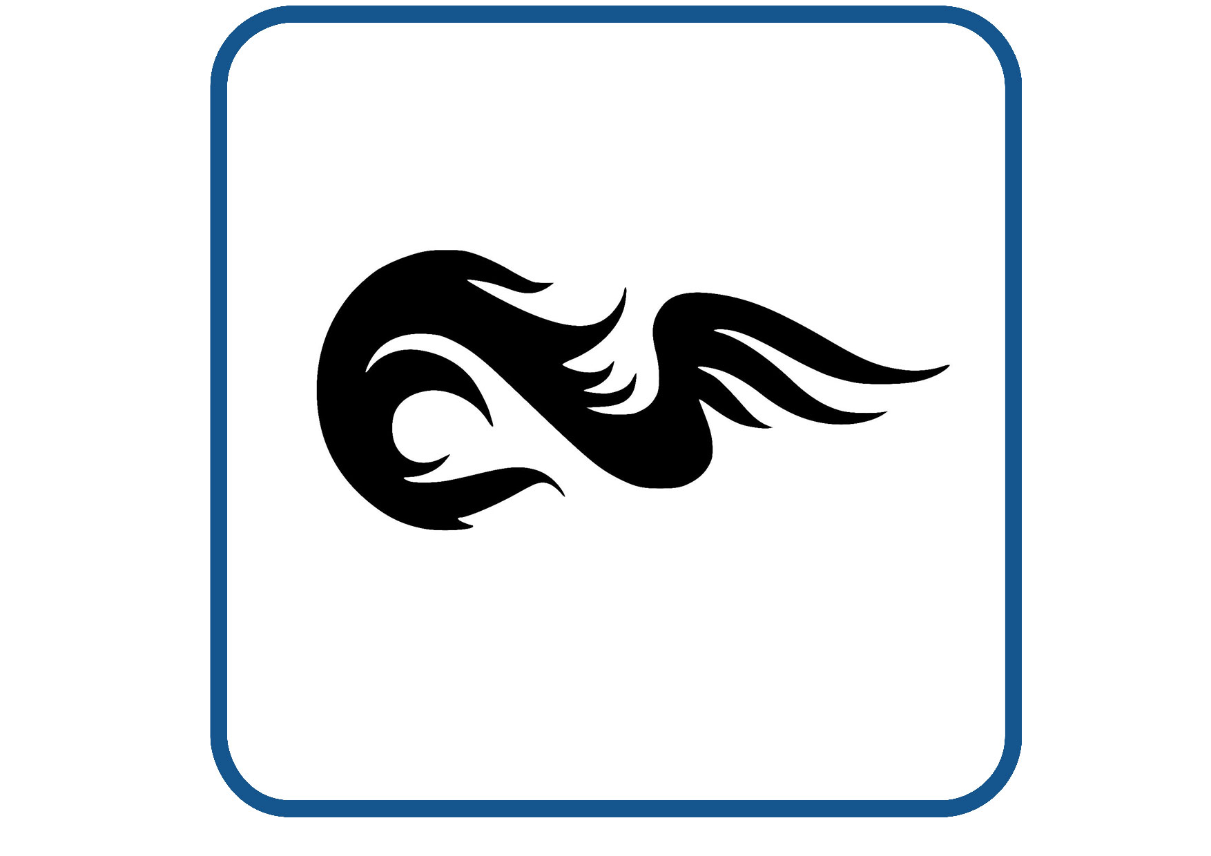 Vlammen design 23 sticker