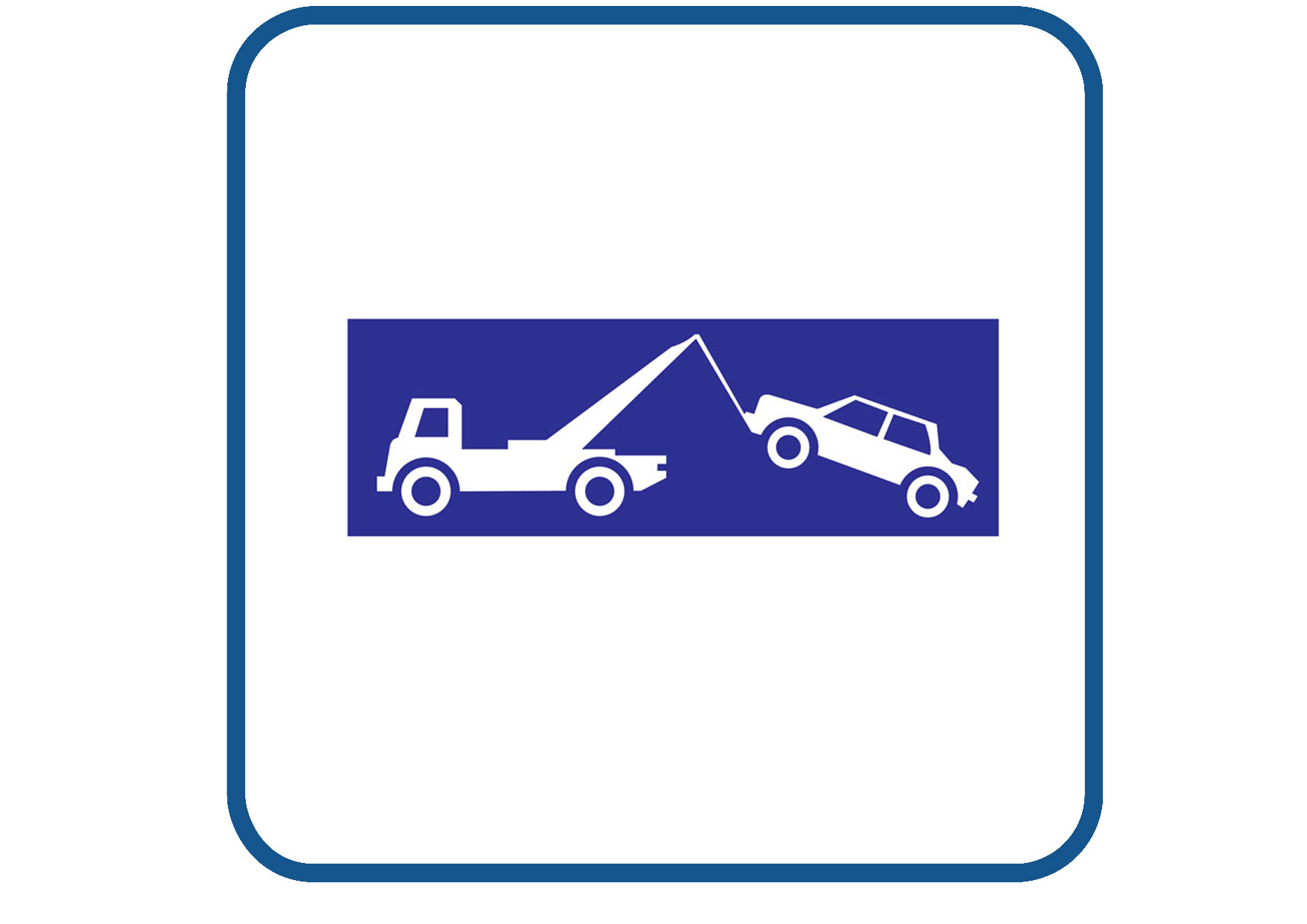 Wegslepen sticker