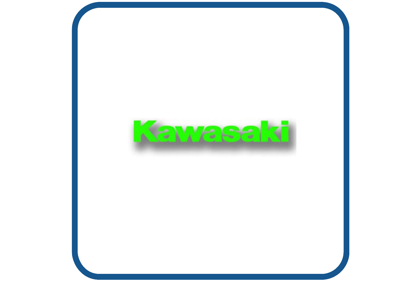 Kawasaki sticker Niet beschikbaar stuur A.U.B. een bericht