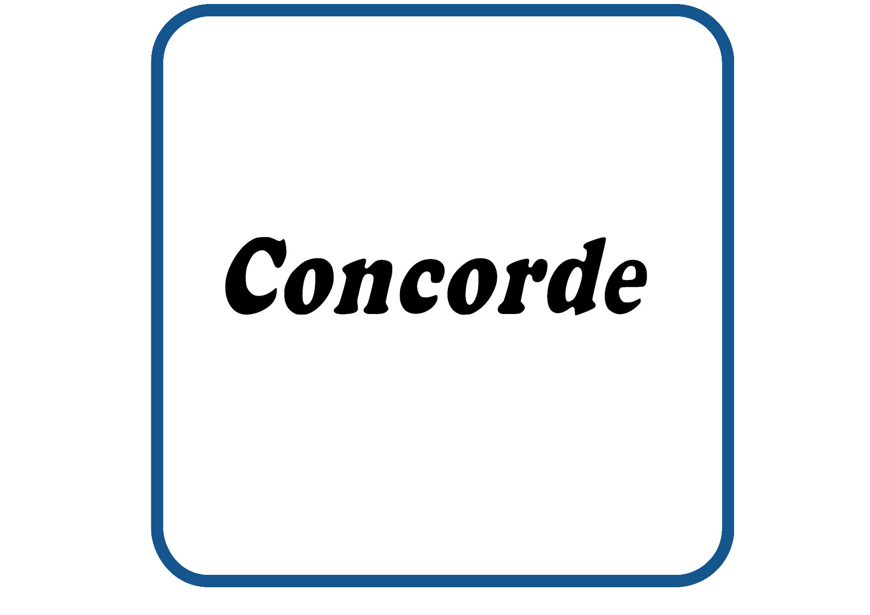Concorde caravan en camper sticker