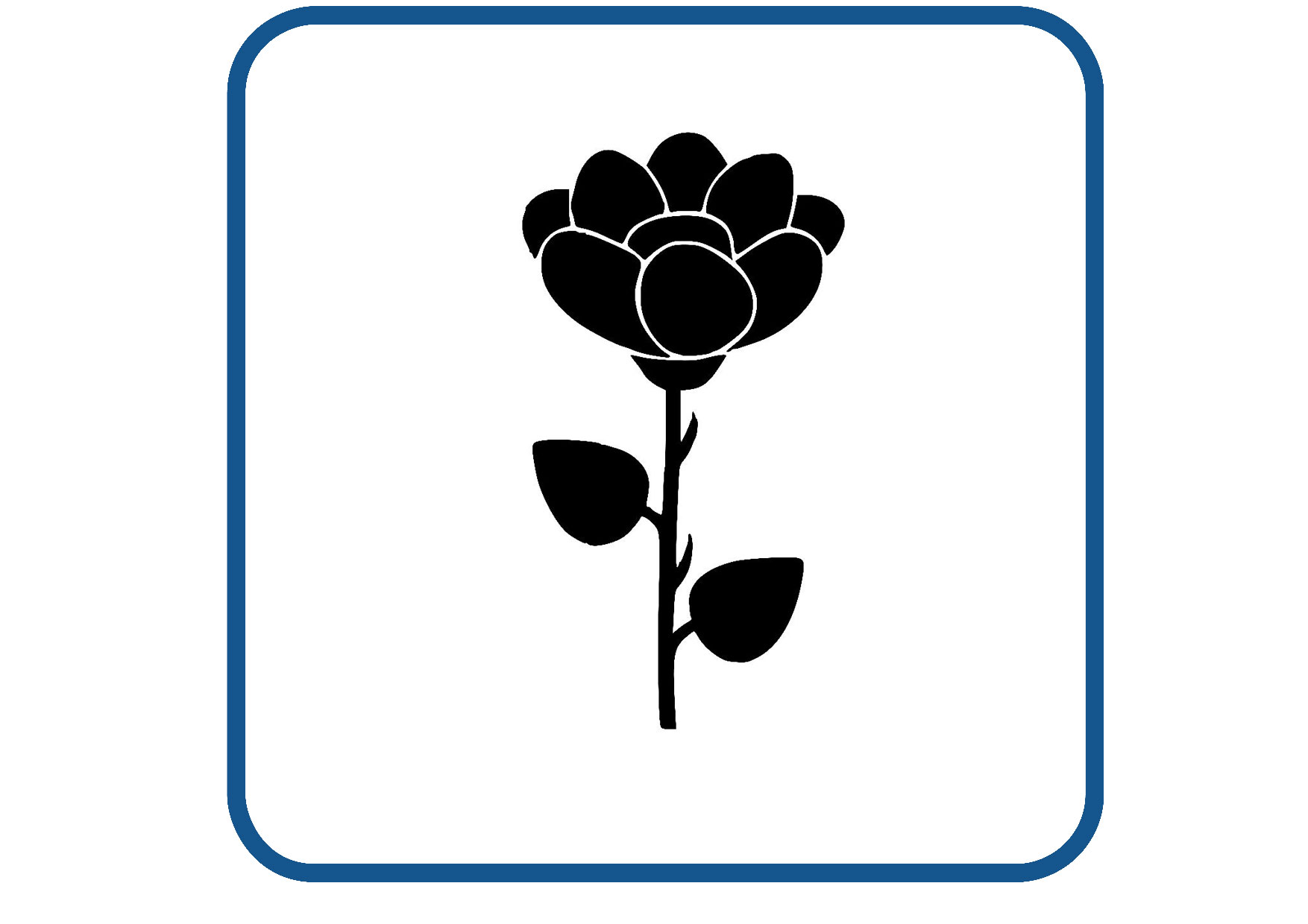 Bloem design 40 sticker