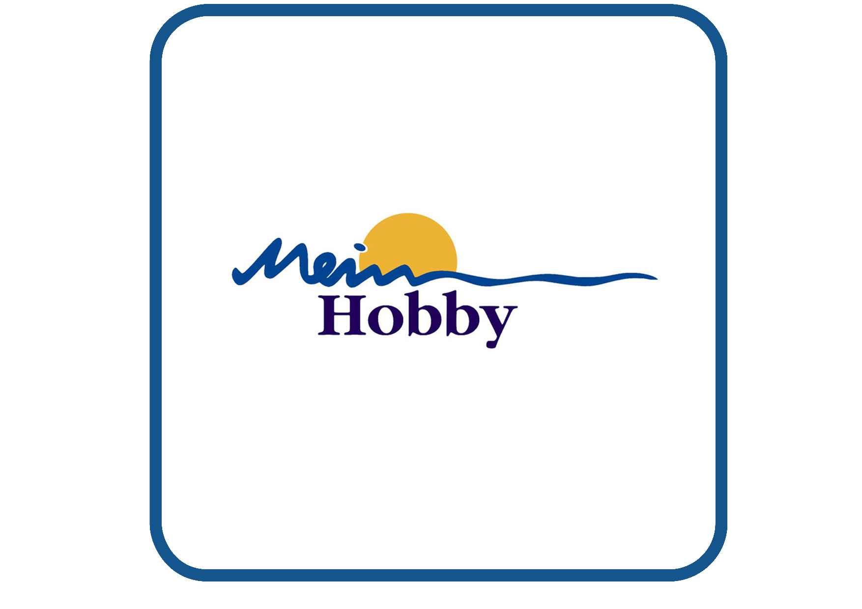 Mein Hobby full colour caravan en camper sticker