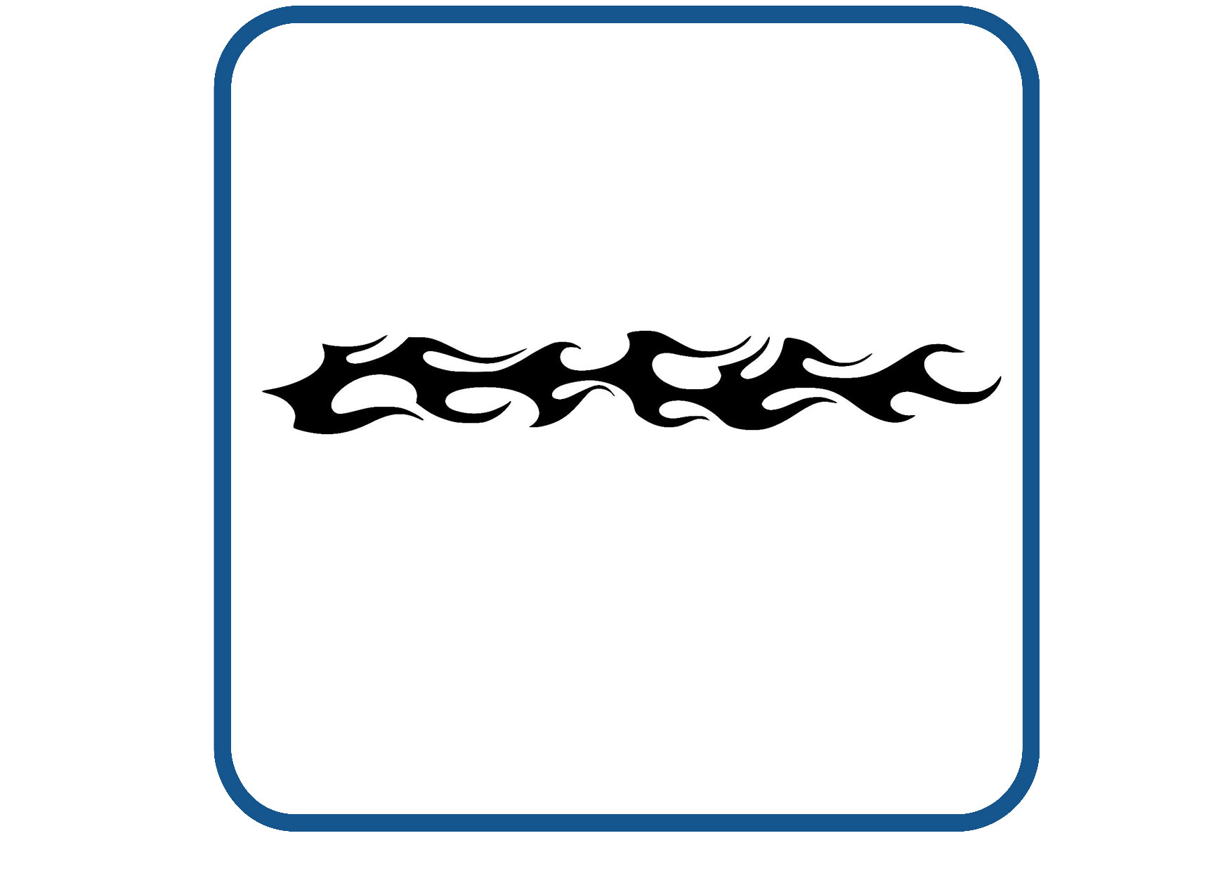 Vlammen design 36 sticker