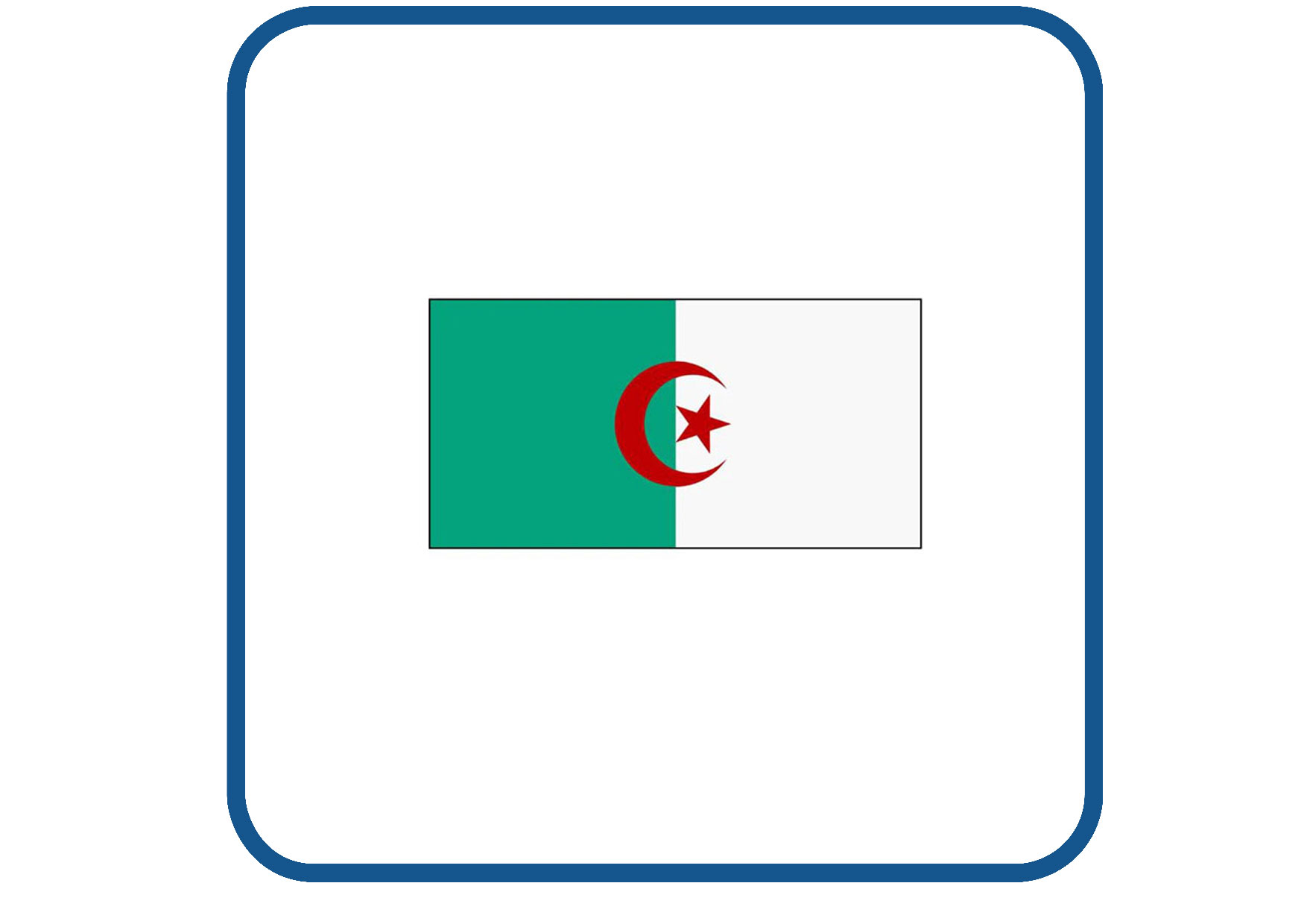 Algarije vlag sticker