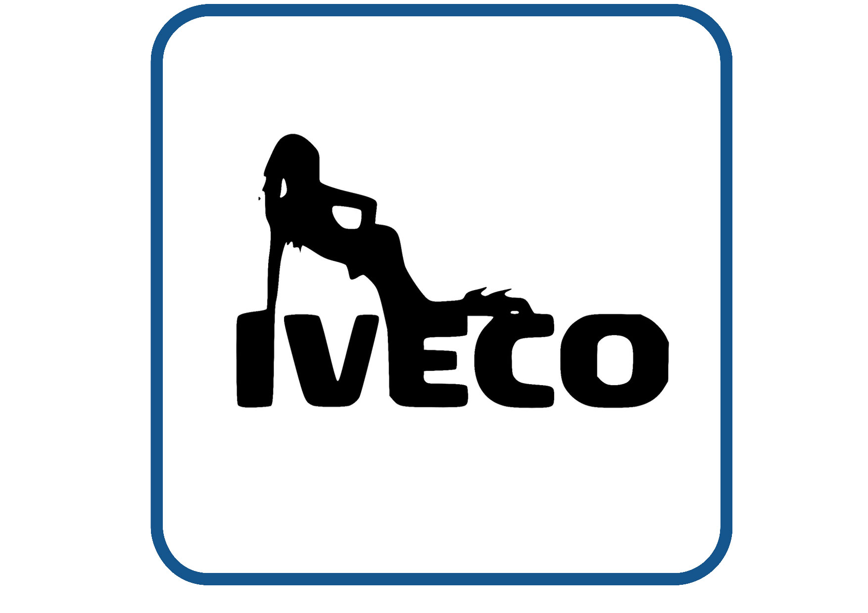 IVECO pinup design 2 sticker