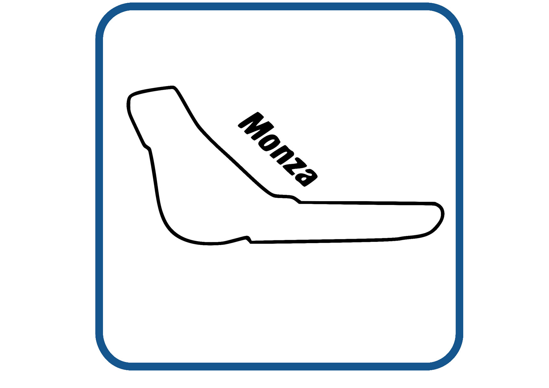 Monza circuit sticker