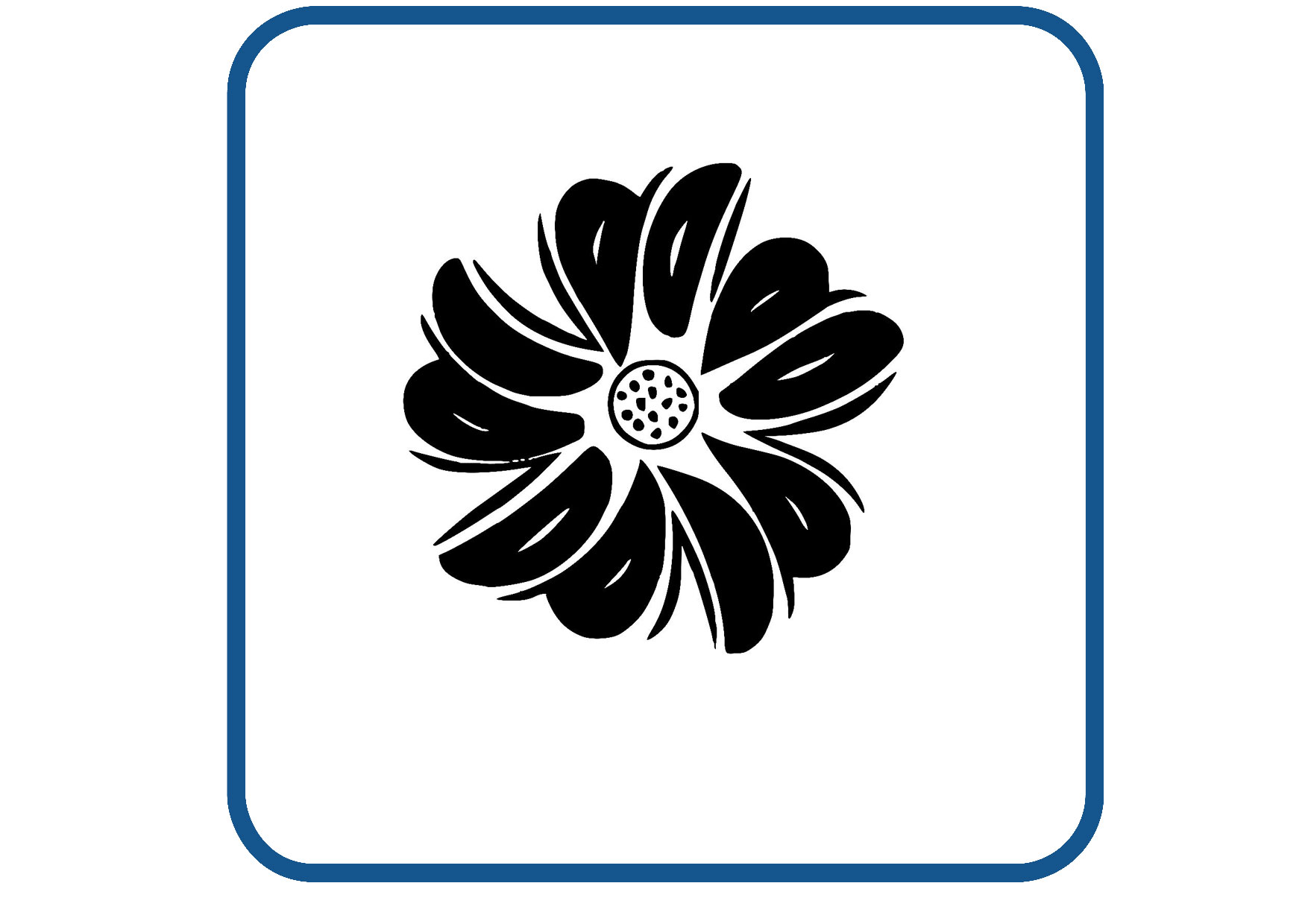 Bloem design 33 sticker