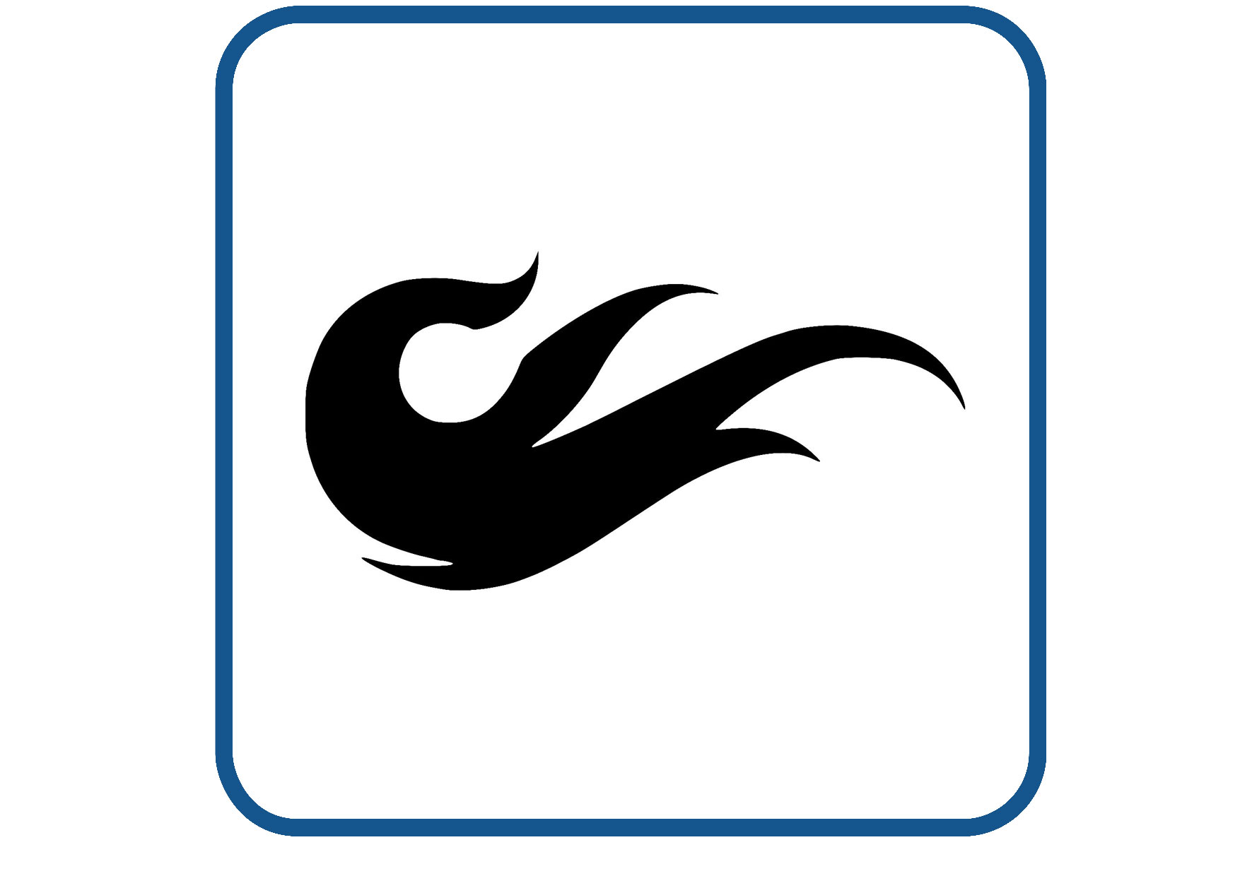 Vlammen design 28 sticker