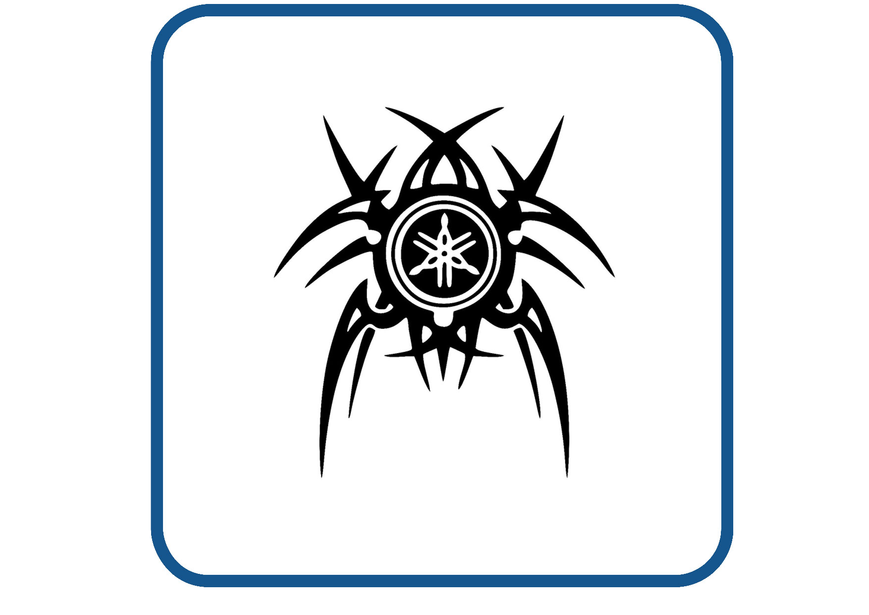 Yamaha spin sticker