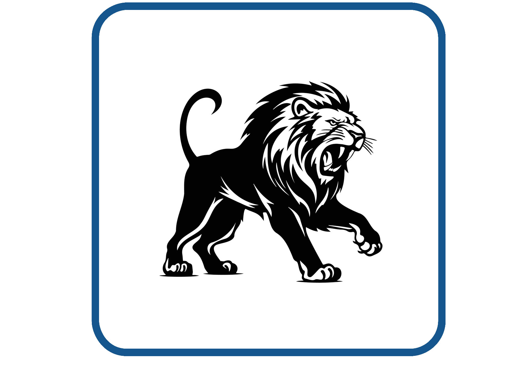 Leeuw sticker