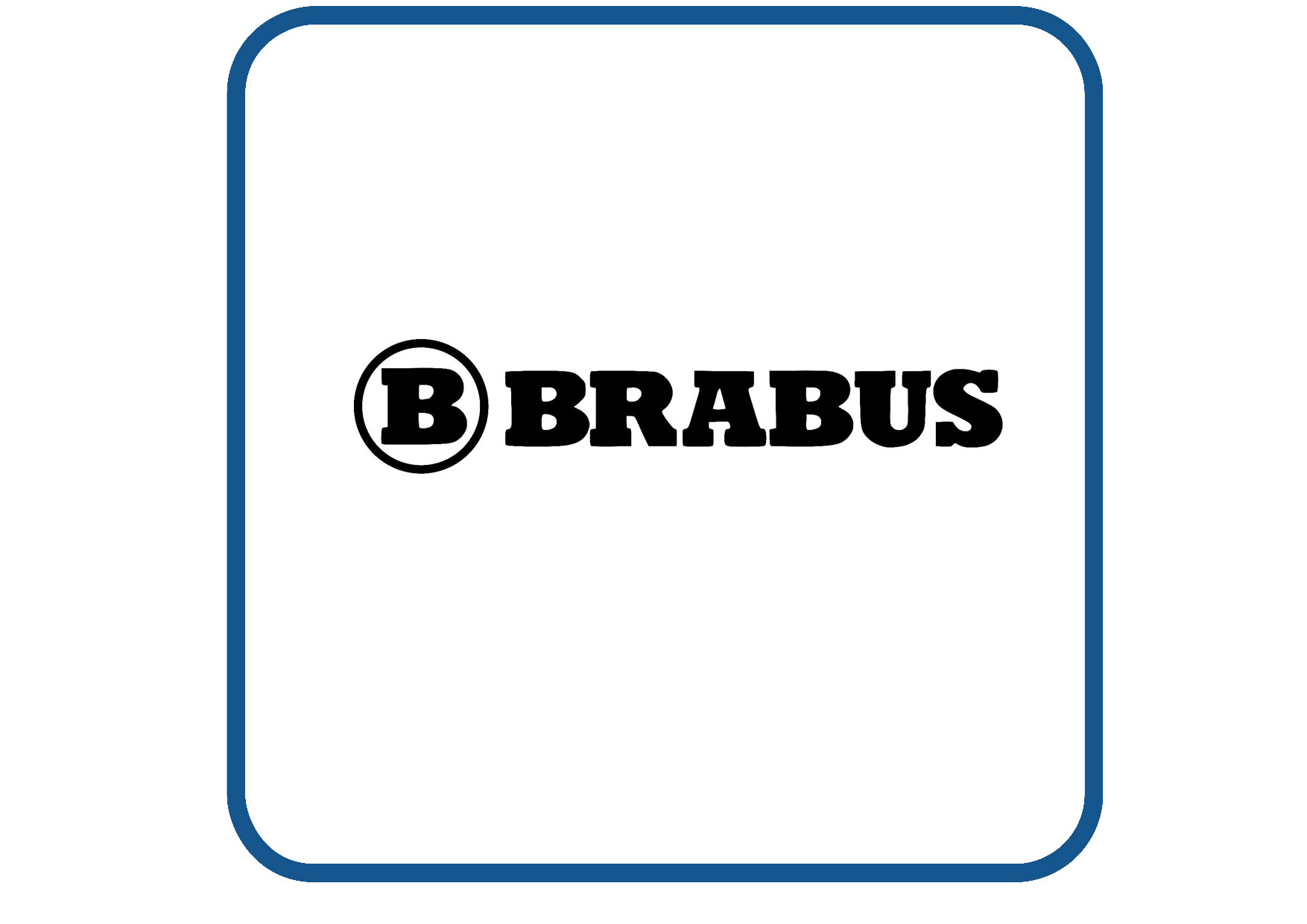 Brabus remklauw sticker