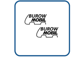 Burow Mobil caravan en Camper set van 2 stickers