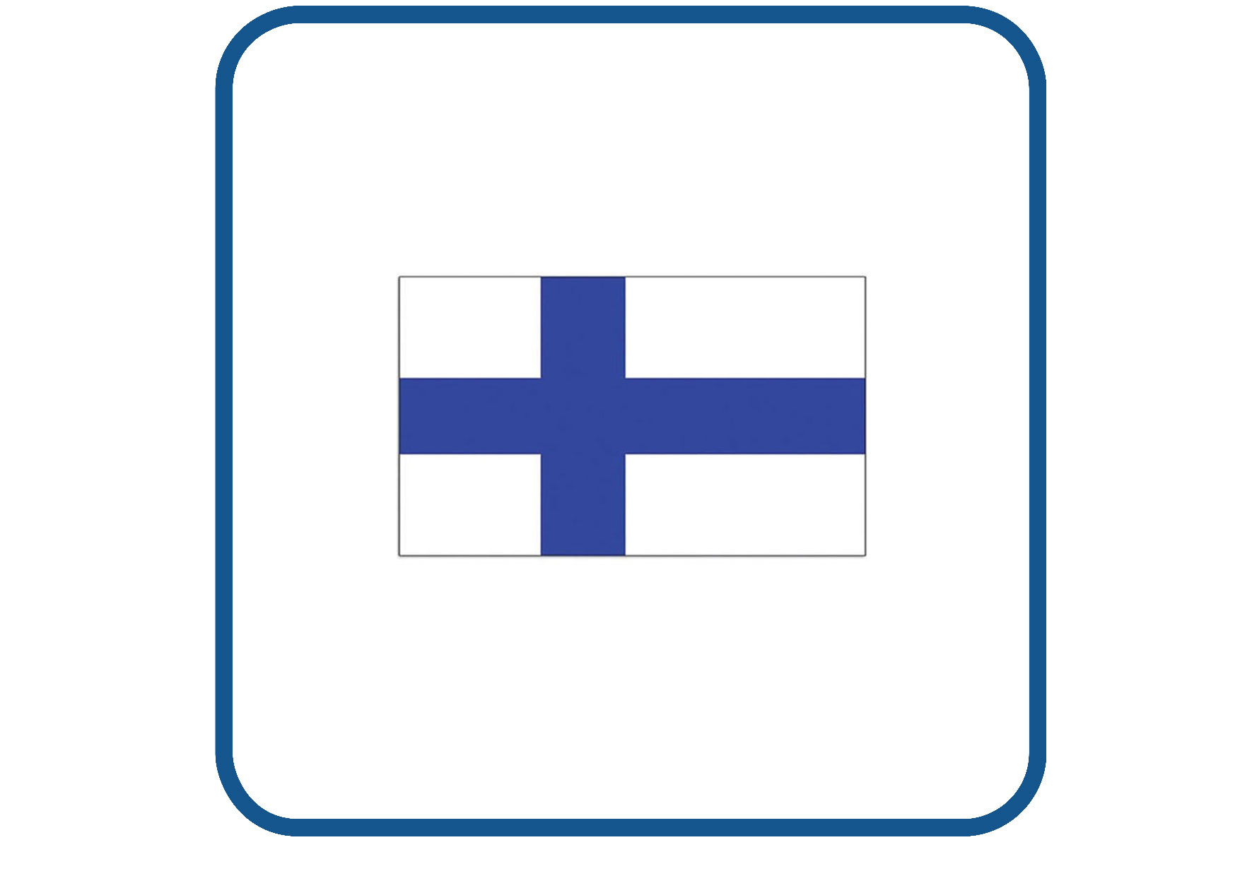 Finland vlag sticker