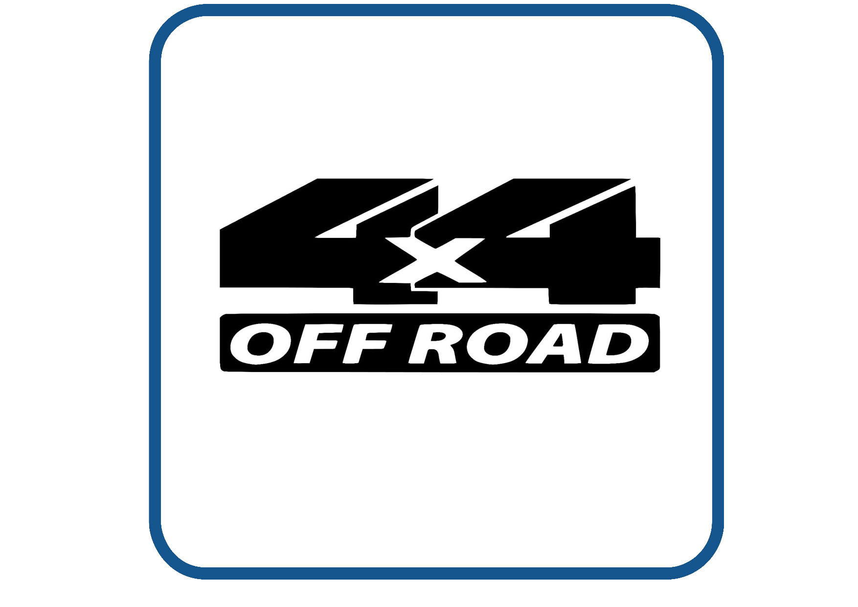 4x4 Off Road sticker design 4