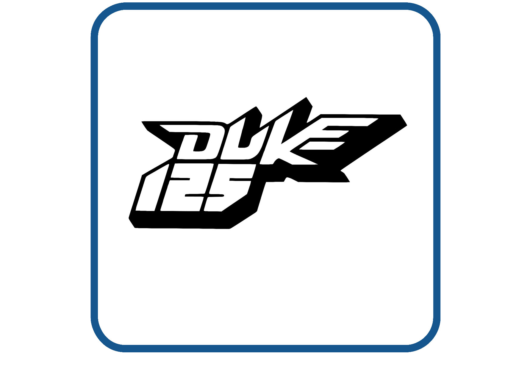 KTM Duke 125 sticker