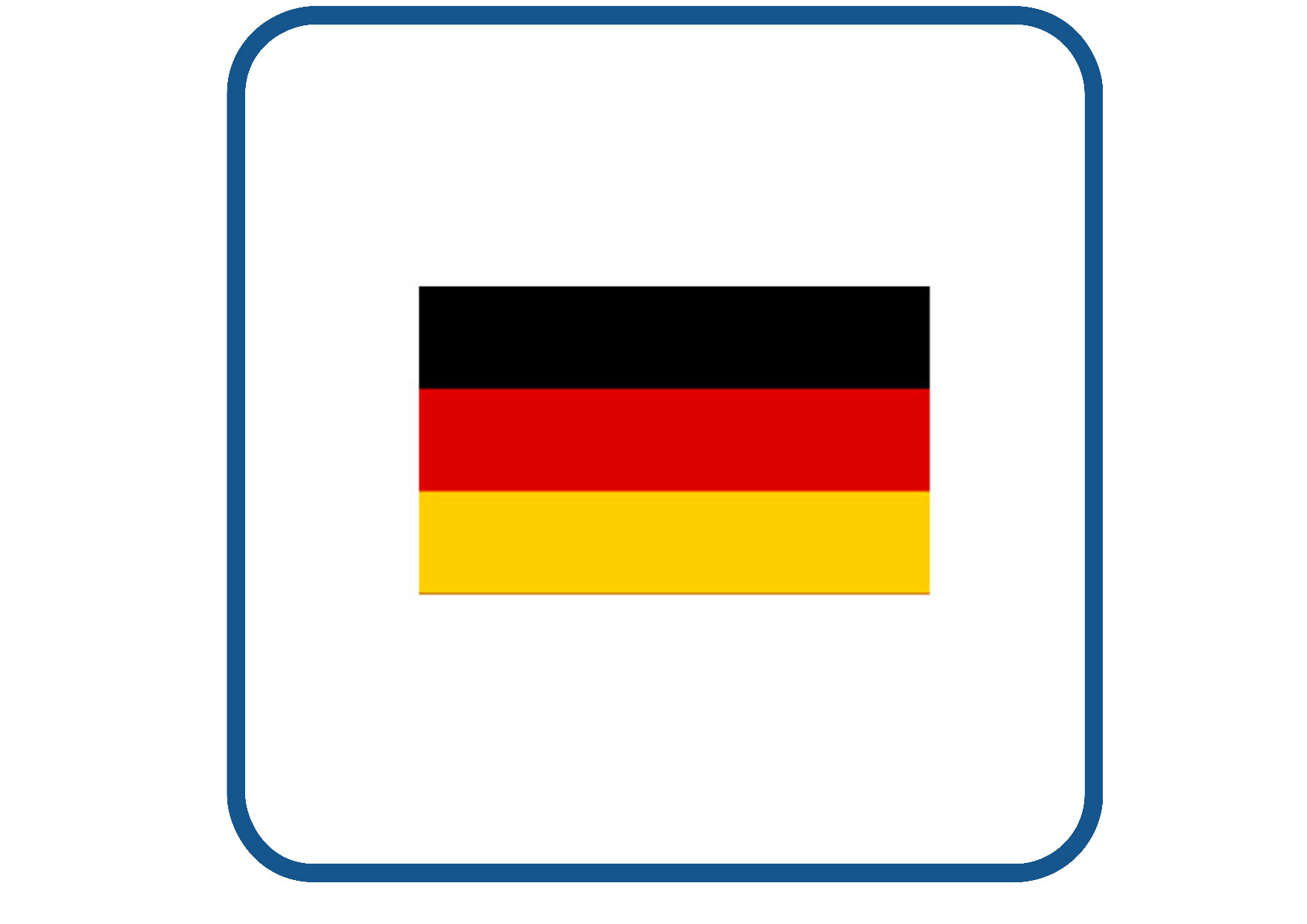 Duitsland vlag sticker