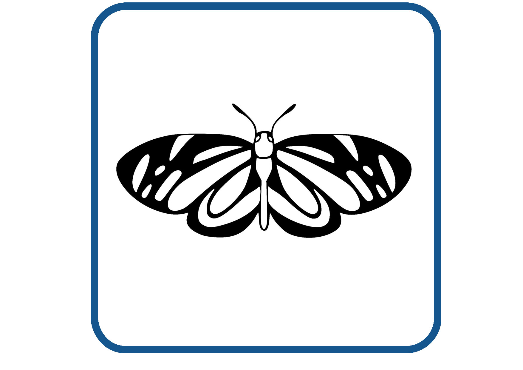 Vlinder design 48 sticker