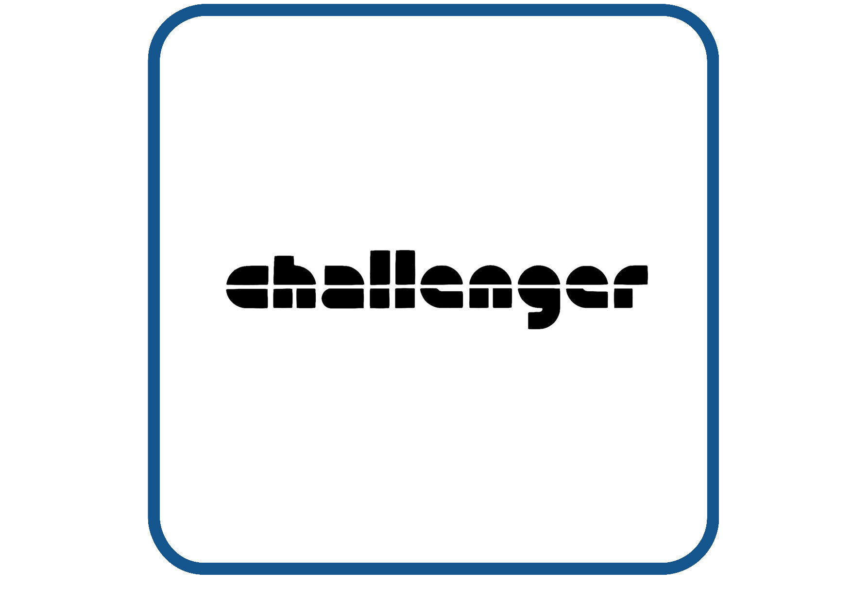 Challenger caravan en camper sticker
