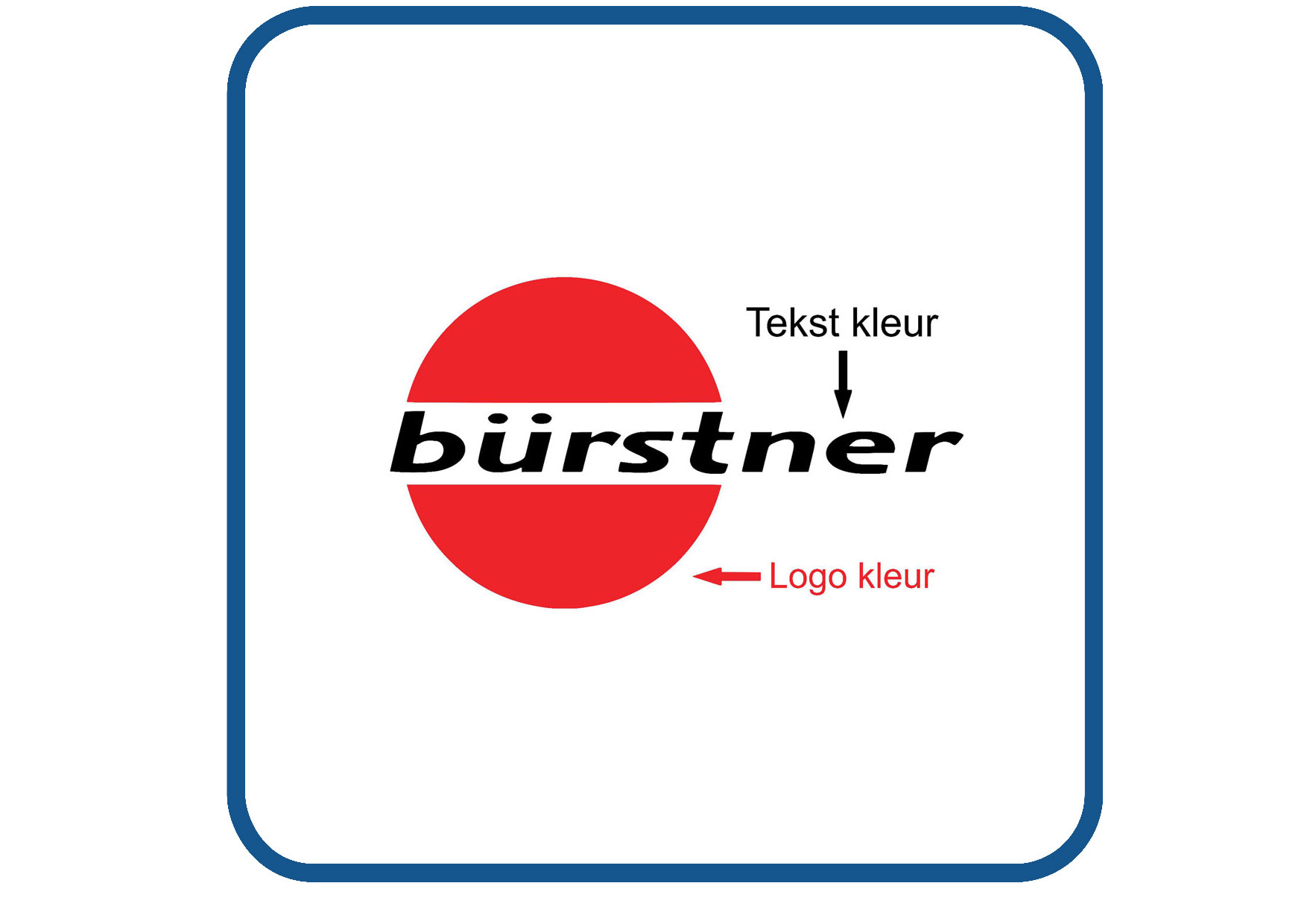 Burstner caravan en camper sticker