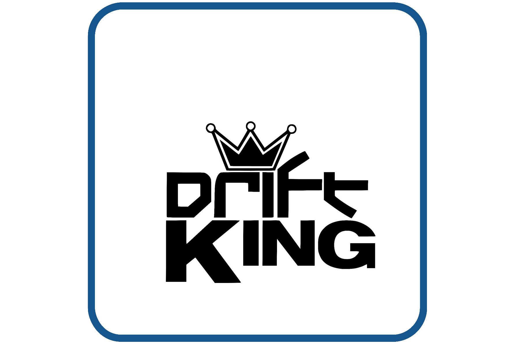 Drift King sticker