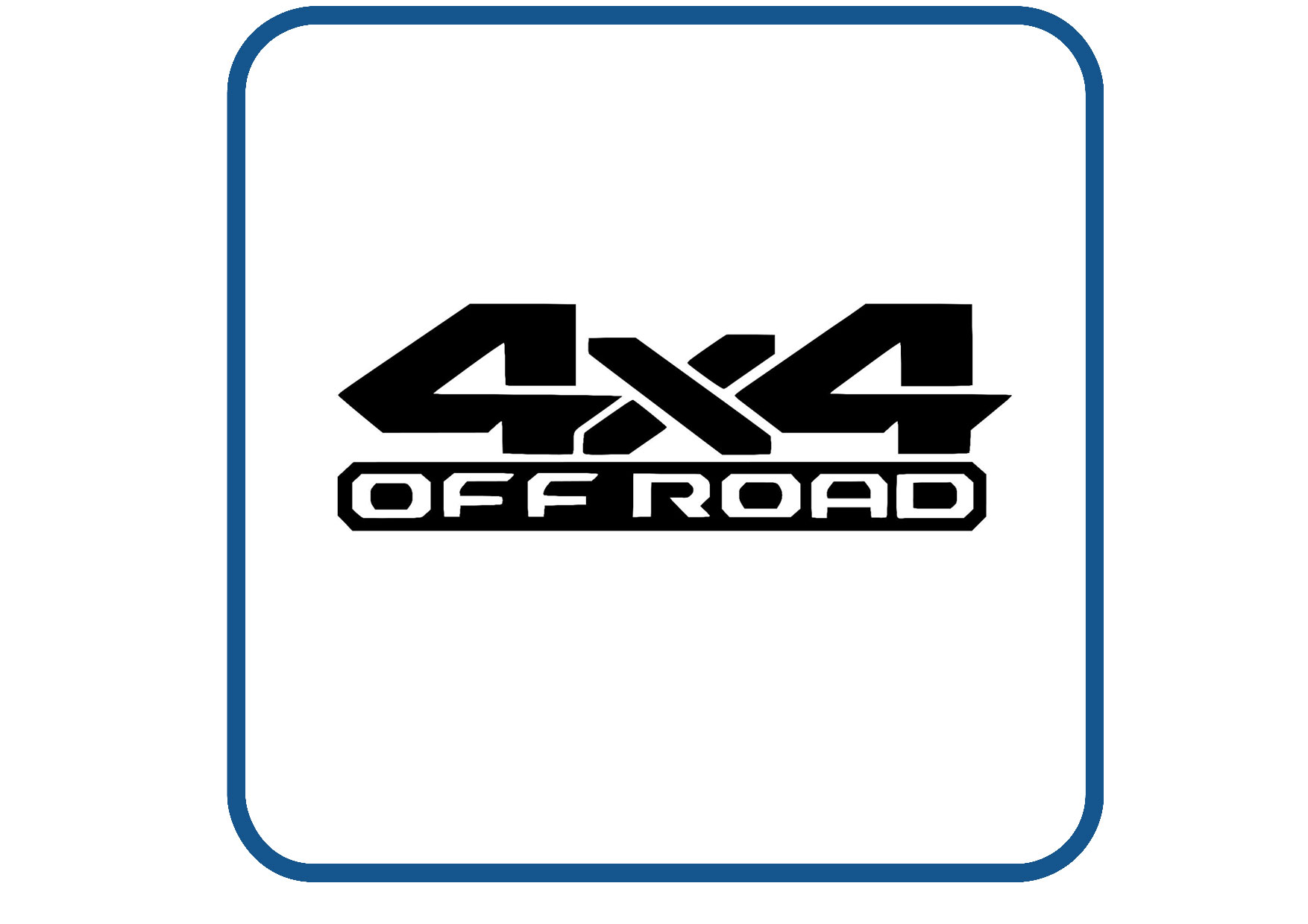 4x4 Off Road sticker design 3