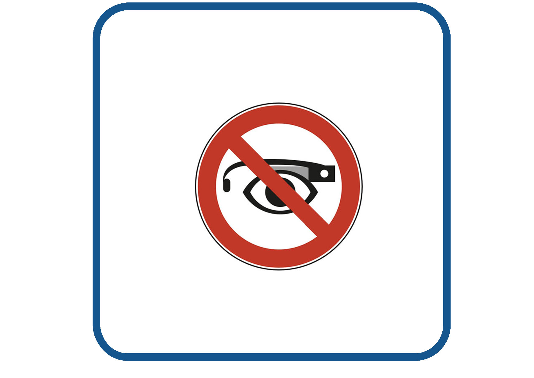 Slimme bril sticker
