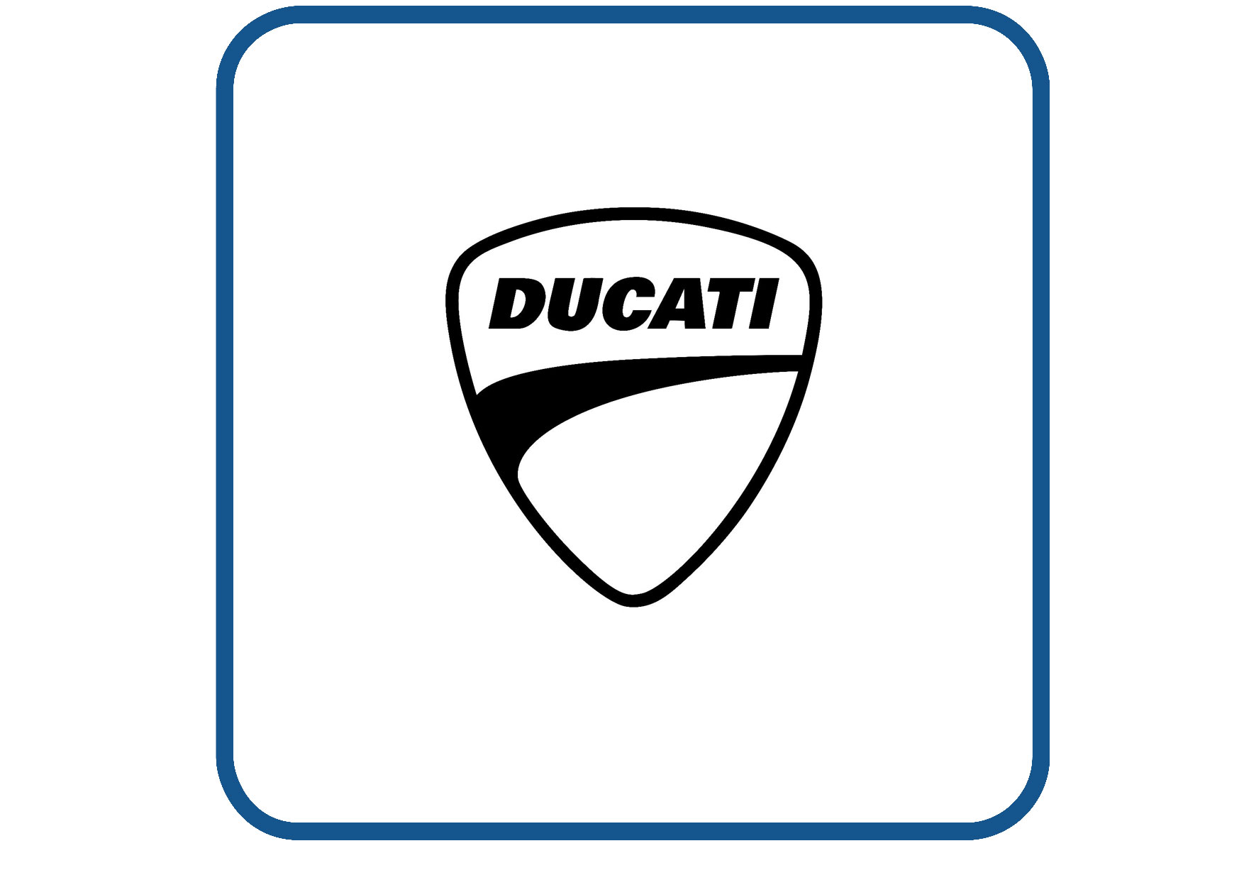 Ducati logo design 2 sticker