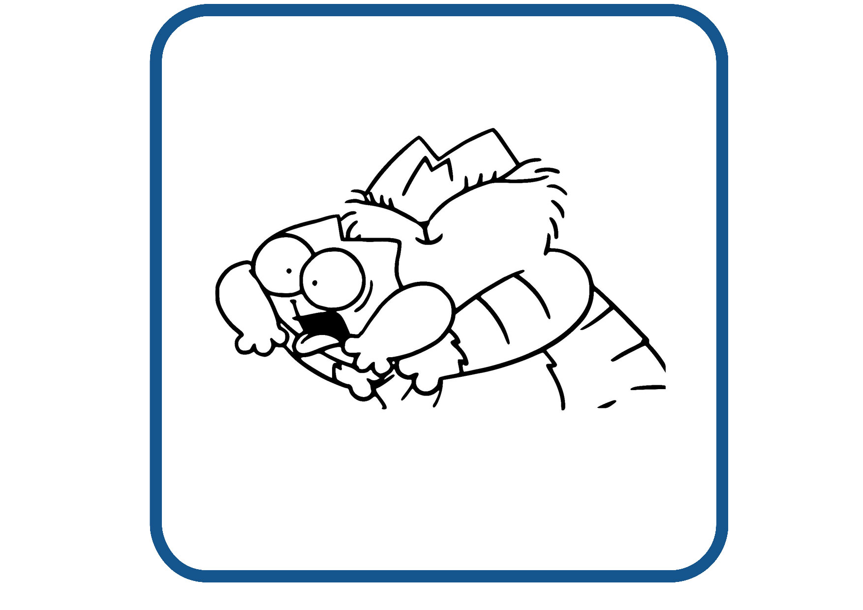 Simon Katze design 14 sticker