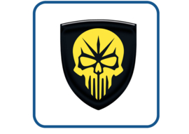 Skull design 9 doming 3D gel sticker