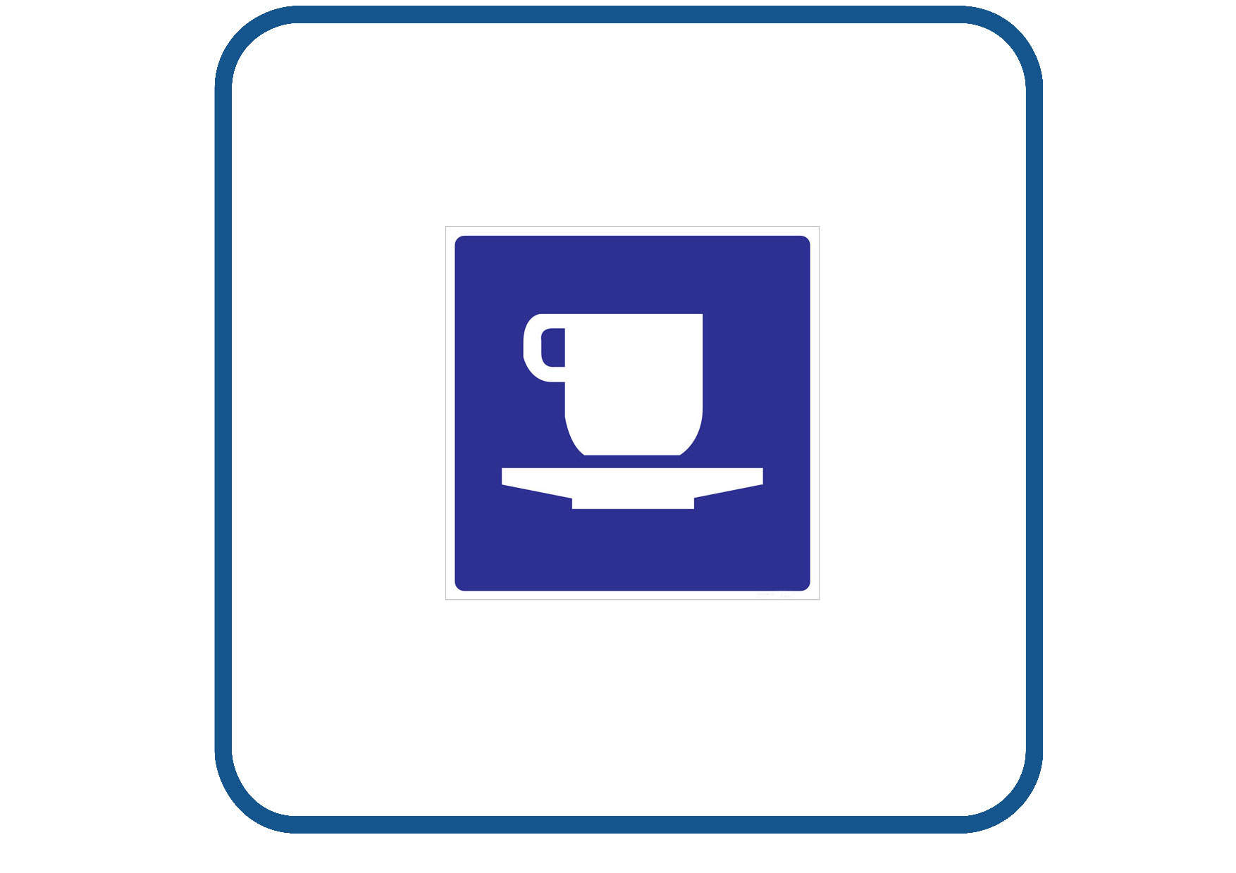Koffie corner sticker
