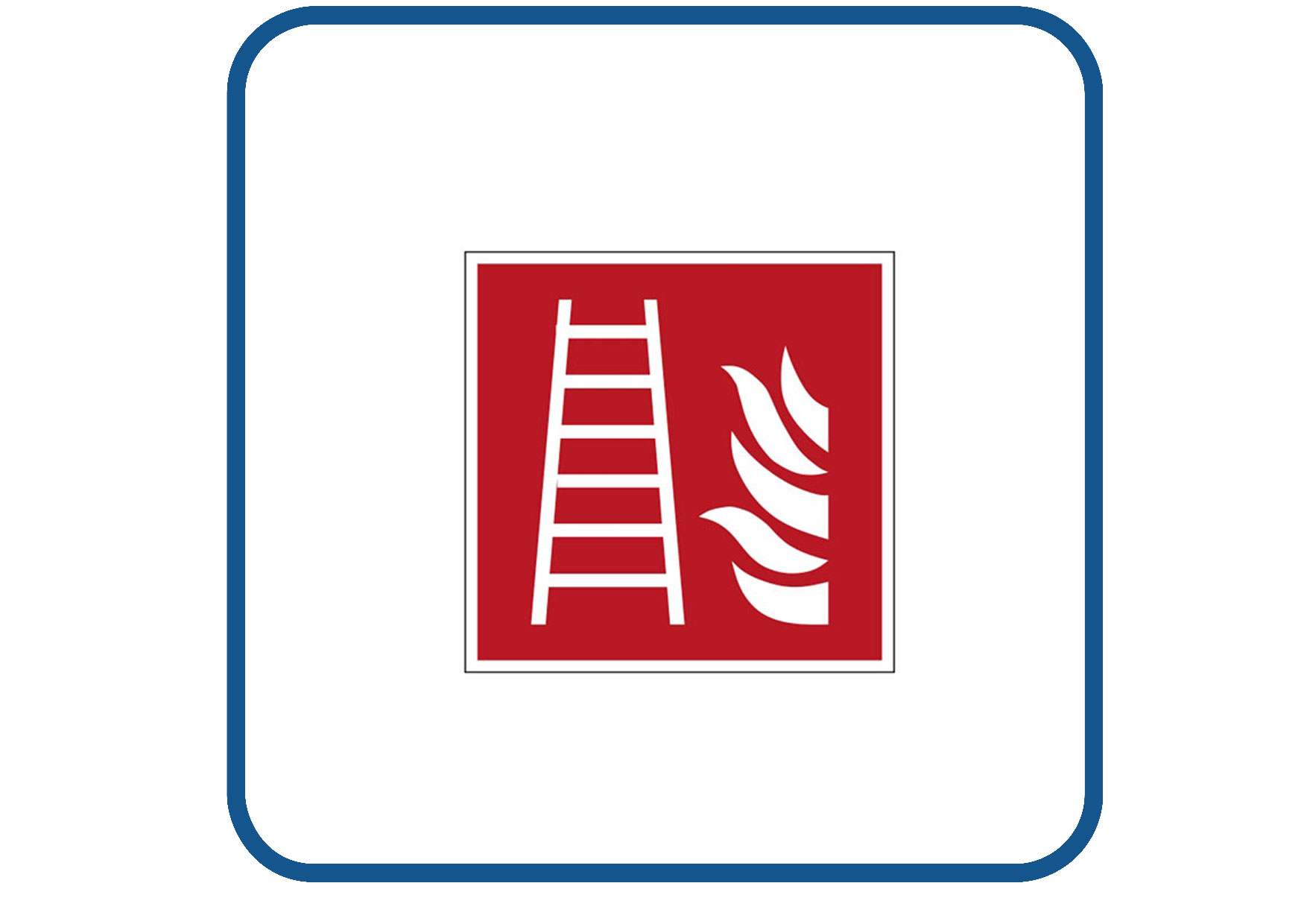 Brandladder sticker