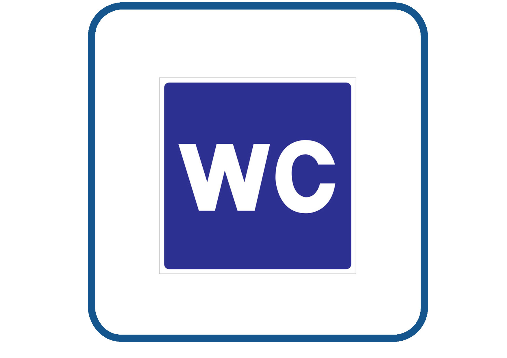 Wc sticker