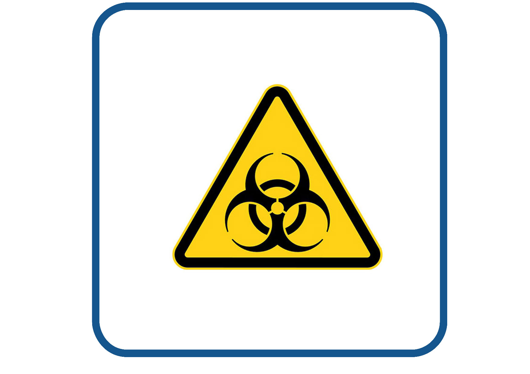Biologische gevaar sticker