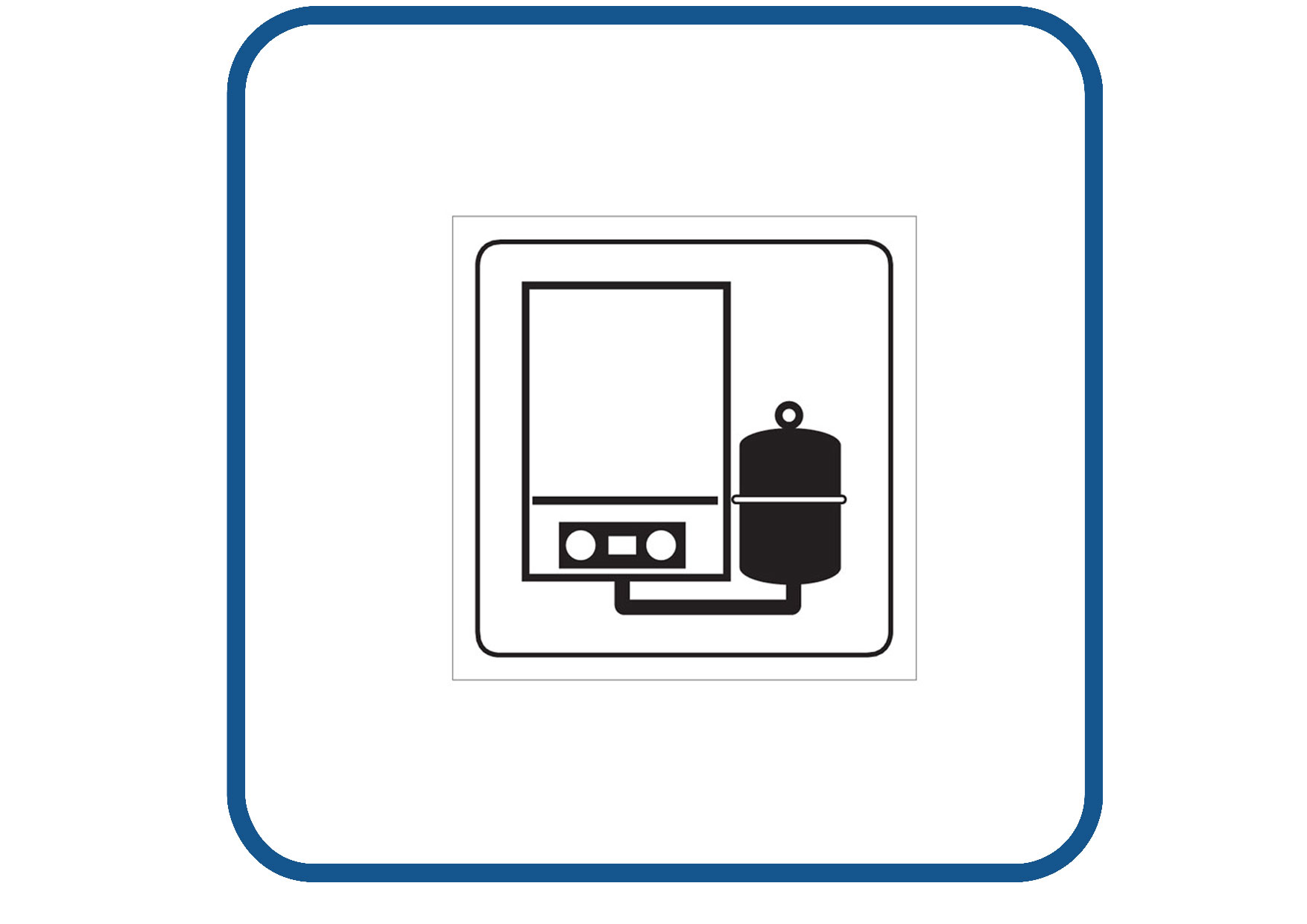 Verwarming sticker