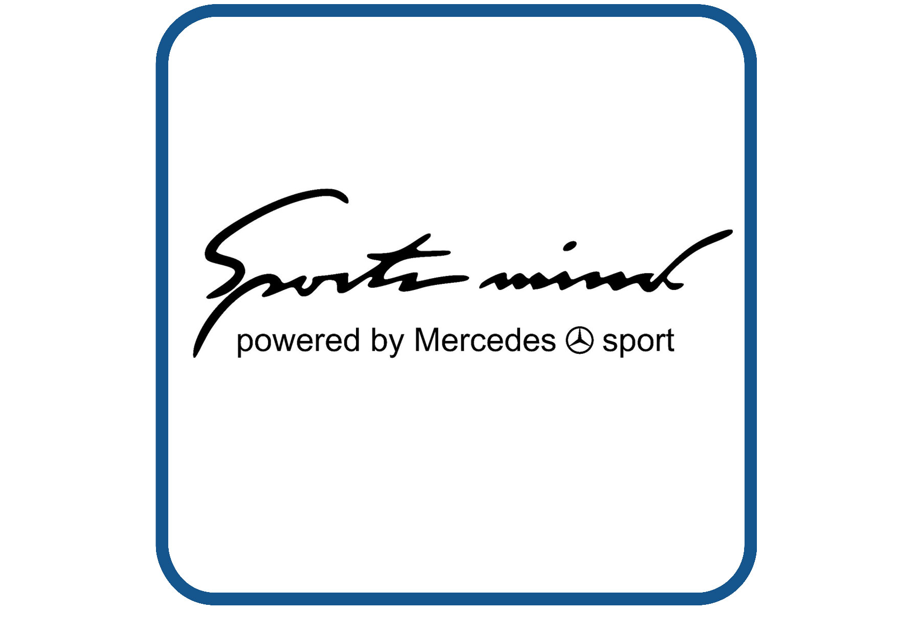 Mercedes Sport mind sticker