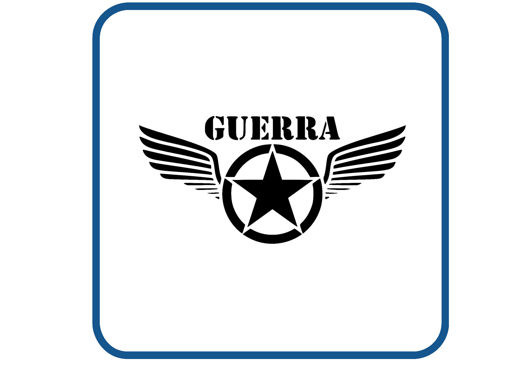 Guerra sticker