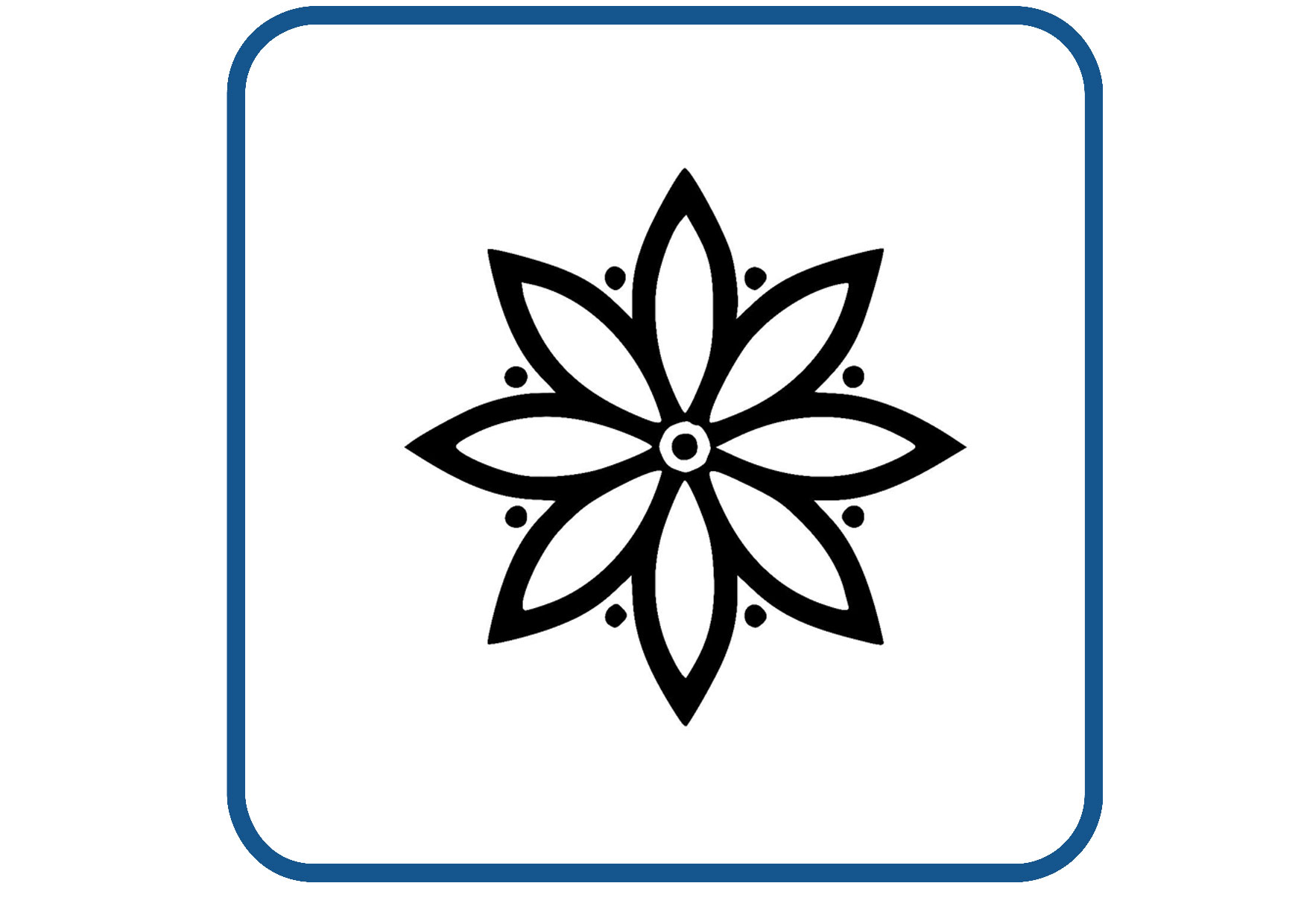 Bloem design 8 sticker